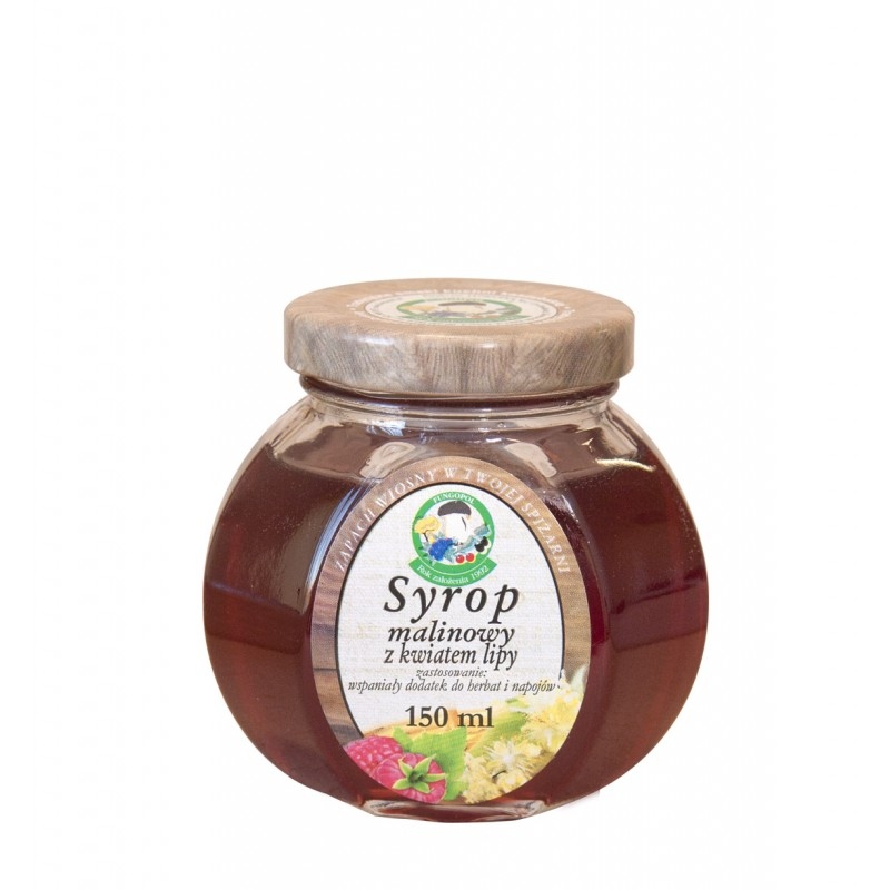 Syrop malinowy z kwiatem lipy 150 ml