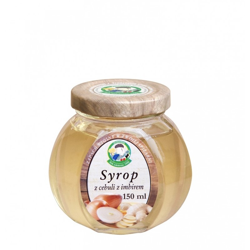 Syrop z cebuli z imbirem 150 ml