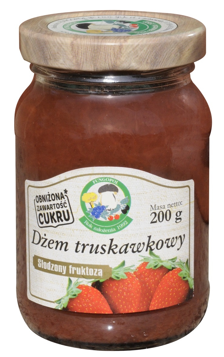 Dżem truskawkowy słodzony fruktozą 200 g